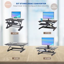 Convert your desk into an active workstation w/o giving up existing desk!